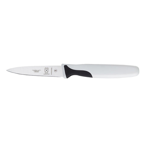 Mercer Culinary M23930WBH Millennia 3 Inch Slim Paring Knife with White Handle