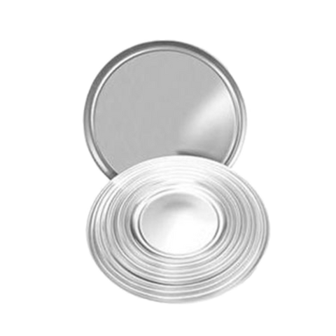 Thunder Group ALPTWR017 17 in Round Solid Aluminum Pizza Tray with Wide Rim
