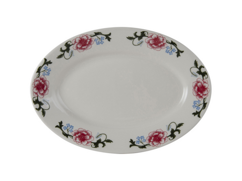 LRH-1159 Tuxton China Platter, 11-5/8" 8-1/4\" oval-Tuxton China