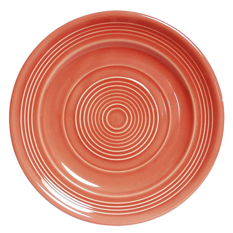 Tuxton China CNA-104 Concentrix 10 1/2" Cinnebar China Plate