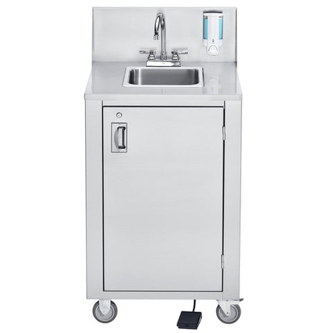 CV-PHS-4C Crown Verity Portable Hand Sink, Cold Water Only, 1-Tub Sink