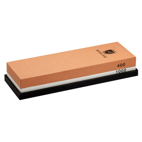 M15951 Mercer 400/1000 Grit Combination Starter Sharpening Stone-Mercer Culinary