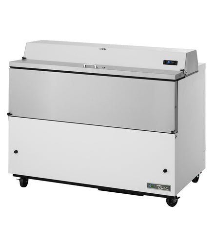 True Mfg. TMC-49-SS-HC Mobile Milk Cooler with Top and Side Access, 768 Half-Pint Carton Capacity