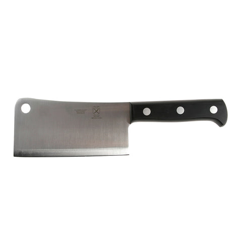 Mercer Culinary M14706 6" Kitchen Cleaver with Black POM Handle, High-Carbon German Steel
