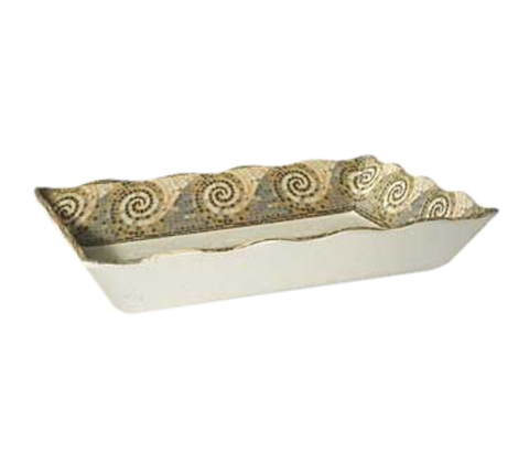 ML-88-MO GET 13-3/4" x 9-1/2" x 2-1/2" Deep, Mosiac/Bake & Brew Tray - Each-GET ENTERPRISES