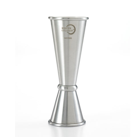 M37005 Mercer Culinary Barfly Japanese Style Jigger, 1 & 2 oz.