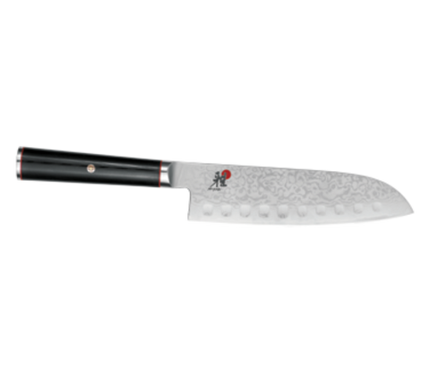 Miyabi Kaizen 1002001 7-Inch Hollow Edge Santoku Knife