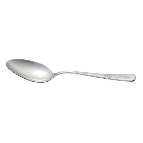 Mercer Culinary M35138 9" Stainless Steel Plating Spoon with Solid Bowl
