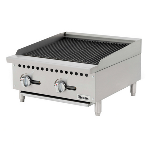 C-RB24 Migali 24" Countertop Charbroiler - NG