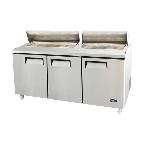 Atosa MSF8304GR 72" Refrigerated Standard Top Sandwich Prep Table