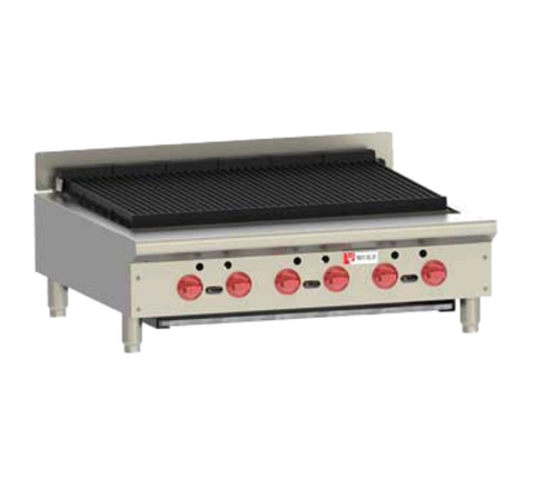 ACB36-QS-COMMANDER Wolf Achiever Charbroiler, 36"-Wolf