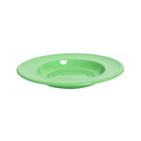 Tuxton China CTD-120 24-1/2 oz Round Concentrix Pasta Bowl - Ceramic, Cilantro