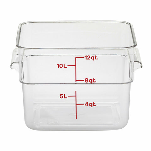 12SFSCW135 Cambro 12 Qt. Camsquare Food Container