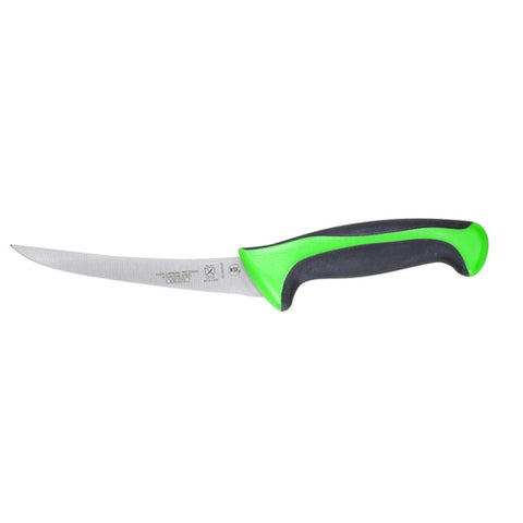 Mercer Culinary M23820GR Millennia Colors 6-Inch Curved Stiff Boning Knife, Green Handle
