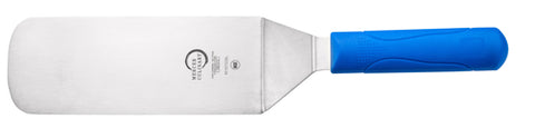 M18700BL Mercer Culinary 8" x 3" Turner, Blue Handle-Mercer Culinary