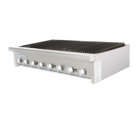 TARB-48 Turbo Air 48" Countertop Charbroiler w/ (8) Cast Iron Burners-Turbo Air