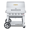 CV-RCB-36RDP Crown Verity 36" Pro Series Grill Includes Crash Bar, Roll Dome, Bun Rack, LP-CROWN VERITY INC.