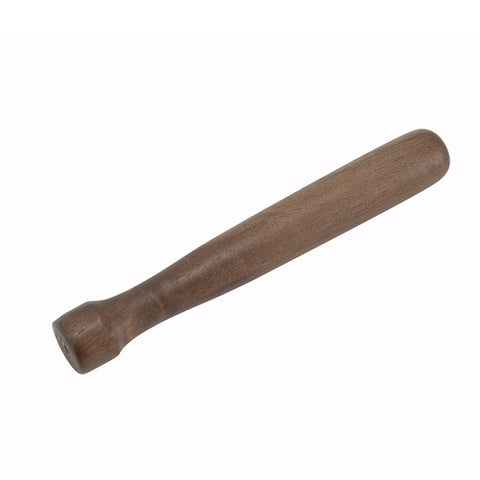 Winco WMW-8 8" Walnut Wood Flat Head Muddler