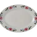 LRH-1259 Tuxton China Platter, 12-5/8" x 8-3/4\" oval-Tuxton China