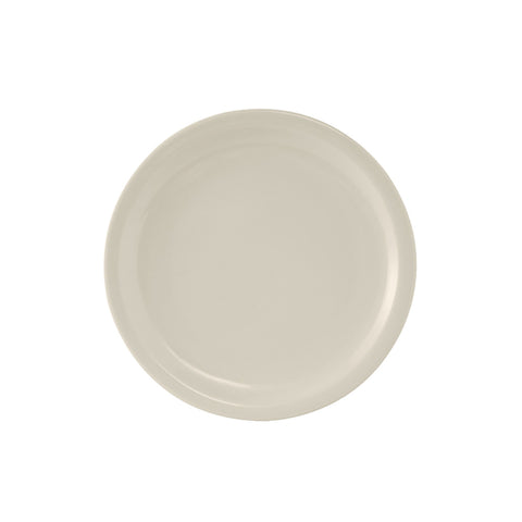 Tuxton China TNR-005 Nevada/Reno 5-1/2" Eggshell Narrow Rim China Plate