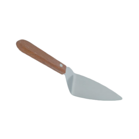 Thunder Group SLTWPS002 6" Pie Server with Wood Handle and Stainless Steel Blade