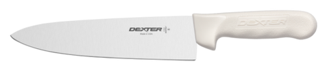 S145-8PCP Dexter Sani-Safe Chef's/Cook Knife  8" Polypropylene White Handle
