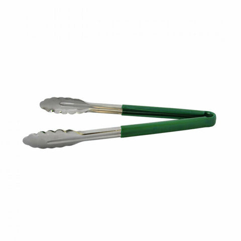 T12P-GR Libertyware 12" Tong w/ Green Handle