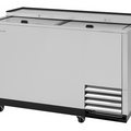 TBC-50SD-GF-N Turbo Air 50" 2-Section Stainless Steel Glass Chiller w/ 140-Mug Capacity-Turbo Air