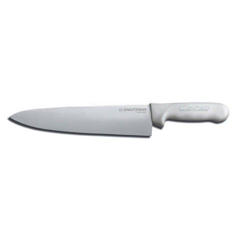 S145-10PCP Dexter Sani-Safe Chef's/Cook Knife 10" Polypropylene White Handle-Dexter Russell