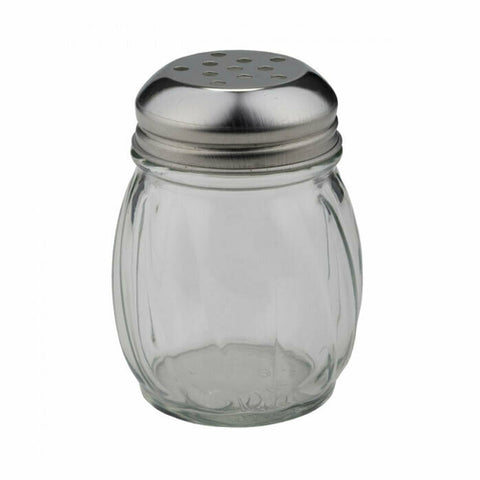 Libertyware S&P04SP 6 oz Swirl Cheese Shaker with Perforated Cap