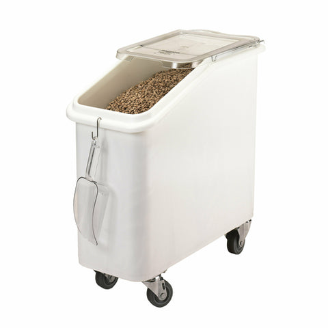 Cambro IBS20148 21-Gallon Mobile Ingredient Bin with Slant Top, White
