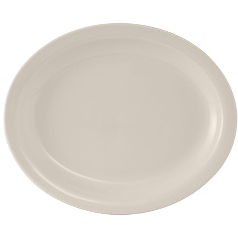 Tuxton China TNR-013 Nevada Oval Platter 11-1/2" x 9-1/8"