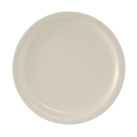 Tuxton China TNR-008 Nevada 9" Eggshell Narrow Rim China Plate