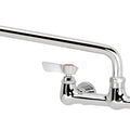 12-812L Krowne Splash Mount Faucet w/ 12" Swing Nozzle-Krowne Metal
