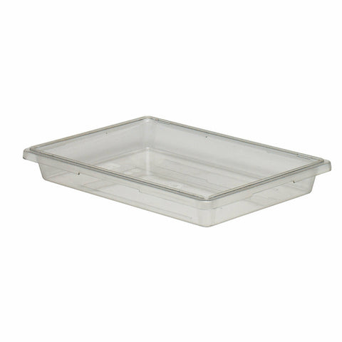 Cambro 18263CW135 Camwear 26" x 18" x 3.5" Clear Polycarbonate Food Storage Box