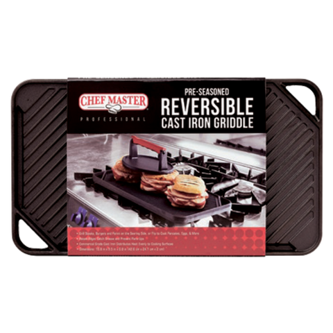 90202 Chef Master 16-4/5" x 9-1/2" x 4/5"H,  Chef-Master™ Griddle - Each