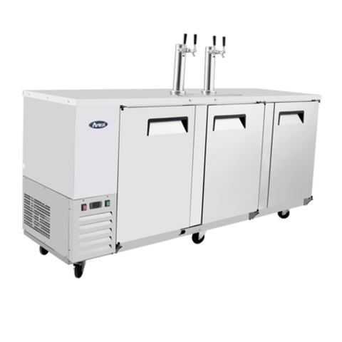 Atosa MKC90GR 90" Three Door 4 Keg Capacity Draft Beer Cooler