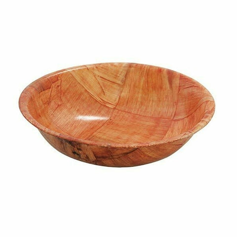 Tablecraft 214 14" Woven Wood Salad Bowl
