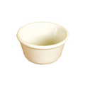ML539B1 Thunder Group 6 Oz. Bone Smooth Melamine Ramekin-Thunder Group