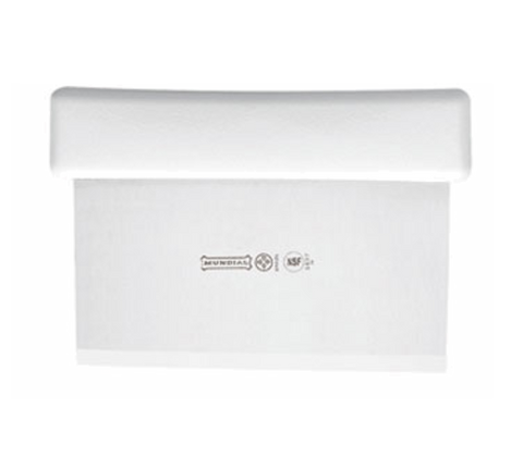 Mundial W5697 Dough Cutter/Scraper 5600 Series 6x3 Inch White Handle