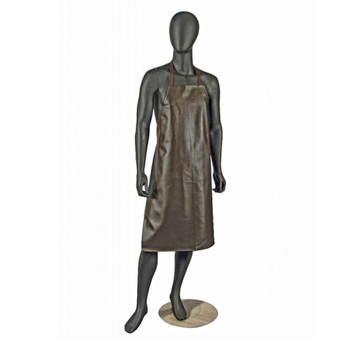 San Jamar 604VBA-BR Brown Heavyweight Vinyl Bib Apron