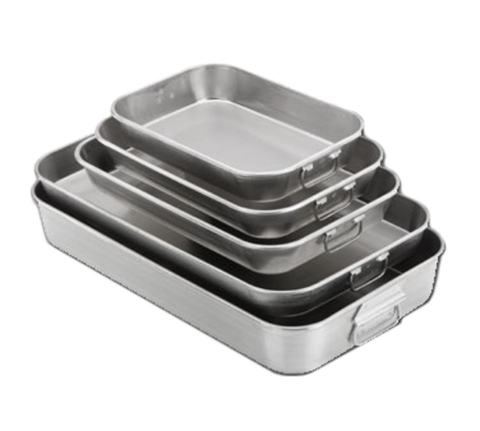 4412 Vollrath 4-1/2 Qt. Aluminum Bake & Roasting Pan w/ Handles