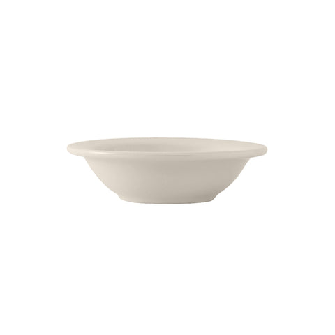 Tuxton China TNR-058 Reno/Nevada 5.5 oz Eggshell Narrow Rim Grapefruit Bowl