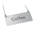 SGN-203 Winco "Coffee" Stainless Steel Chain Sign-WINCO