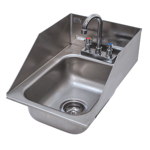 DI-1-5SP Advance Tabco 12" x 18" 1-Compartement Drop-In Sink