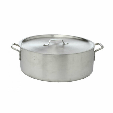 Libertyware BZR18H 18 Qt. Heavy Duty Aluminum Brazier with Cover