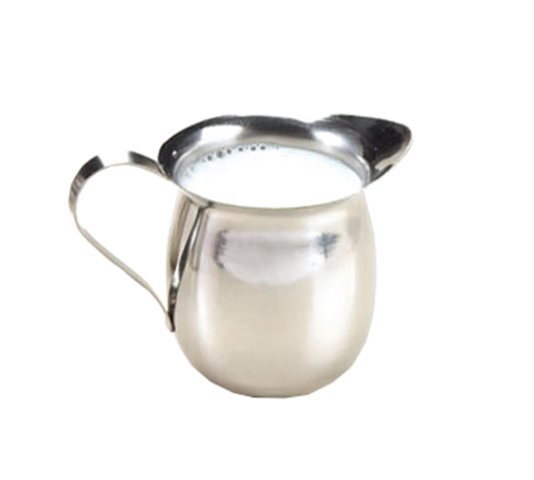 TableCraft 2312 - 12 oz. Stainless Steel Bell Creamer