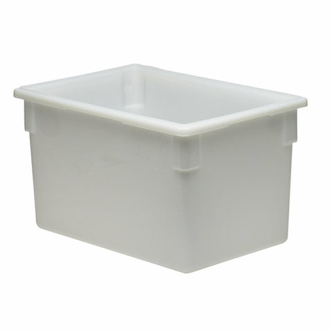 Cambro 182615P148 - 26" x 18" x 15" White Poly Food Storage Box, 22 Gal