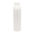 12463C3 Tablecraft 24 Oz. Clear 3-Tip Top Squeeze Bottle w/ 63mm Opening-Tablecraft Products