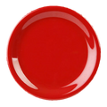 CR110PR Thunder Group 10-1/2" Melamine Narrow Rim Red Plate-Thunder Group